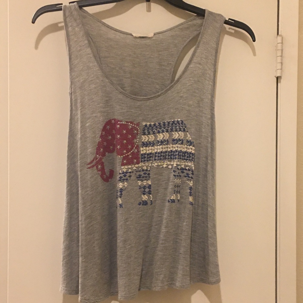 ♦️FIRM♦️Gray Elephant Tank